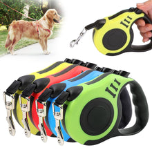 Load image into Gallery viewer, 3/5M Long Retractable Dog Lead Tape Extendable Rope Leash For Pet Dog Cat HL