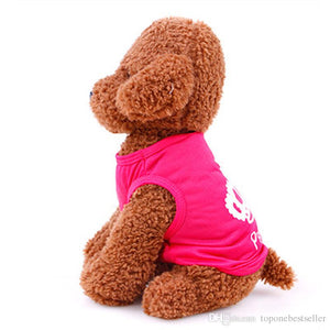 Pet Dog Clothes Puppy Vest T-shirt Shirt Cute Princess Pajamas Cat Spring Summer