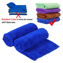 Load image into Gallery viewer, GLORIOUS KEK Dog Bathrobe XS-XL Pet Dog Bath Towel for Small Medium Large Dogs 400g Microfiber Super Absorbent Pet Drying Towel