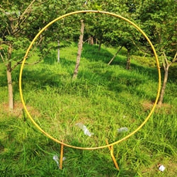 circle Wedding Arch Background Wrought Iron Shelf Decorative Props DIY Round Party Background Shelf Flower with Frame