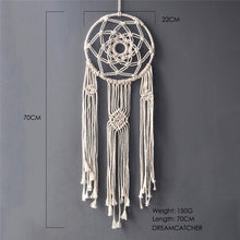 Load image into Gallery viewer, nordic dreamcatcher tapestry room decoration farmhouse decor handmade dreamcatcher  macrame dreamcatcher   gift for women men