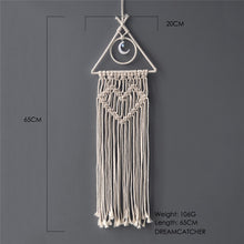 Load image into Gallery viewer, nordic dreamcatcher tapestry room decoration farmhouse decor handmade dreamcatcher  macrame dreamcatcher   gift for women men