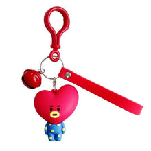 Load image into Gallery viewer, Cute Korean Women Men Cartoon Character Keychain Key Rings Bags Pendant Birthday Gifts Key Hook for Girls Boys Dropshipping