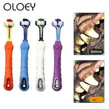 Load image into Gallery viewer, 1 Pcs Pet Dog Toothbrush Multi-angle Cleaning Tooth Bad Breath Tartar Teeth Care Tool Brush for Dog Cat Protection Health Suppli