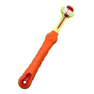 1 Pcs Pet Dog Toothbrush Multi-angle Cleaning Tooth Bad Breath Tartar Teeth Care Tool Brush for Dog Cat Protection Health Suppli