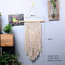 Load image into Gallery viewer, large  tapestry nordic V macrame wall hanging  wedding decoration handmade  room decoration party gift for women