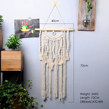 Load image into Gallery viewer, large  tapestry nordic V macrame wall hanging  wedding decoration handmade  room decoration party gift for women