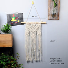 Load image into Gallery viewer, large  tapestry nordic V macrame wall hanging  wedding decoration handmade  room decoration party gift for women