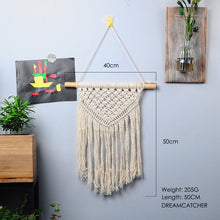 Load image into Gallery viewer, large  tapestry nordic V macrame wall hanging  wedding decoration handmade  room decoration party gift for women