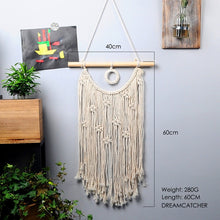 Load image into Gallery viewer, large  tapestry nordic V macrame wall hanging  wedding decoration handmade  room decoration party gift for women