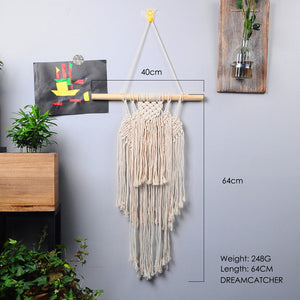 large  tapestry nordic V macrame wall hanging  wedding decoration handmade  room decoration party gift for women