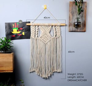 large  tapestry nordic V macrame wall hanging  wedding decoration handmade  room decoration party gift for women