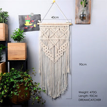 Load image into Gallery viewer, large  tapestry nordic V macrame wall hanging  wedding decoration handmade  room decoration party gift for women