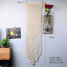 Load image into Gallery viewer, large  tapestry nordic V macrame wall hanging  wedding decoration handmade  room decoration party gift for women