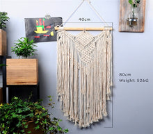 Load image into Gallery viewer, large  tapestry nordic V macrame wall hanging  wedding decoration handmade  room decoration party gift for women