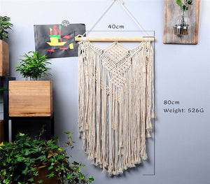 large  tapestry nordic V macrame wall hanging  wedding decoration handmade  room decoration party gift for women