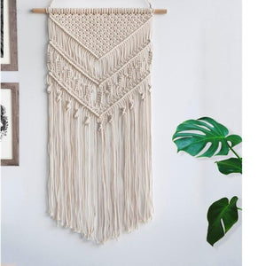 large  tapestry nordic V macrame wall hanging  wedding decoration handmade  room decoration party gift for women