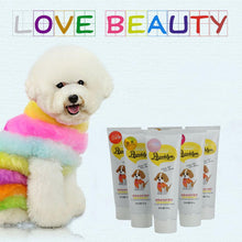 Load image into Gallery viewer, 80g Pet Dog Cats Animals Hair Bright Coloring Dyestuffs Dyeing Pigment Agent Supplies Safe Dog Accessories