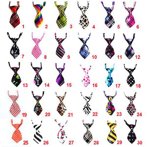 New 14 Pure Colors Transer Adjustable Dog Cat Pet Cloth Adorable Grooming Tie Necktie Grooming Bow Tie