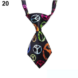 New 14 Pure Colors Transer Adjustable Dog Cat Pet Cloth Adorable Grooming Tie Necktie Grooming Bow Tie