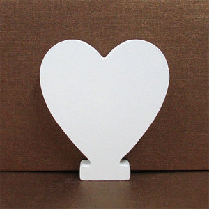 1pc 10CMX10CM White Wooden Letter English Alphabet DIY Personalised Name Design Art Craft Free Standing Heart Wedding Home Decor