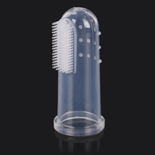 Load image into Gallery viewer, OLN 5.5*2.2cm Super Soft Pet Finger Toothbrush Teddy Dog Brush Addition Bad Breath Tartar Teeth Care Dog Cat Cleaning Supplies