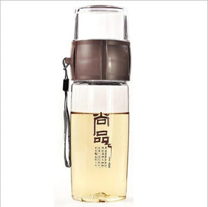 Portable 400ML Tea Infuser Bottle Plastic Water Bottle Chinese Tea Strainers Tea-pot Heat-Resistan Outdoor Travel Kung Fu Teapot