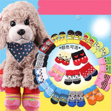 Load image into Gallery viewer, Lovely Pet Socks Antiskid Teddy Dog Socks Panda 4Pcs Pet Knits Socks Anti Slip Skid Bottom