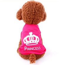 Load image into Gallery viewer, Pet Dog Clothes Puppy Vest T-shirt Shirt Cute Princess Pajamas Cat Spring Summer