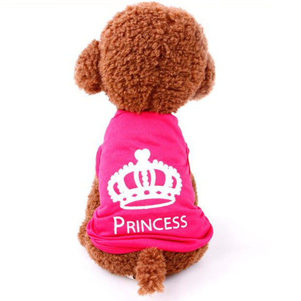 Pet Dog Clothes Puppy Vest T-shirt Shirt Cute Princess Pajamas Cat Spring Summer